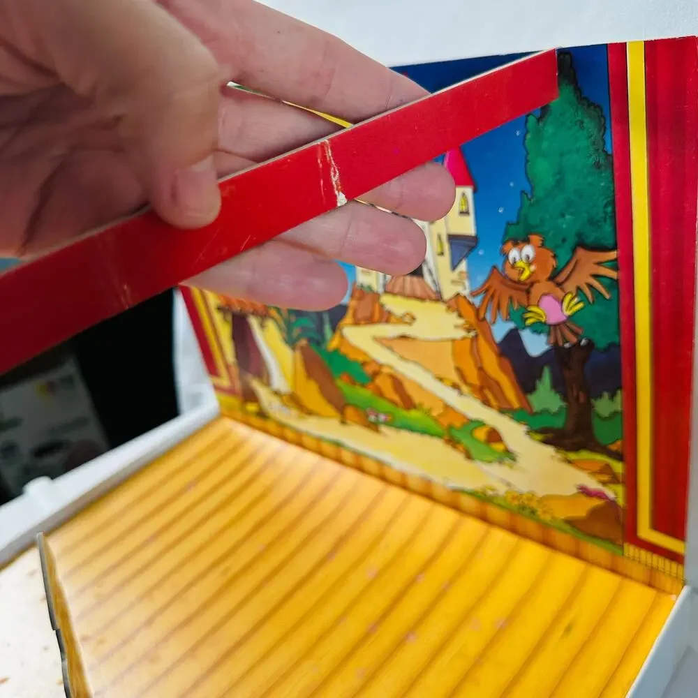 Vintage 80s Theatre Dual-Sided Medieval Fairy Tale Set Made in Spain